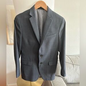 Banana Republic Marzotto Italian Wool Blue Preppy Old Money Slim Fit  Blazer 36R